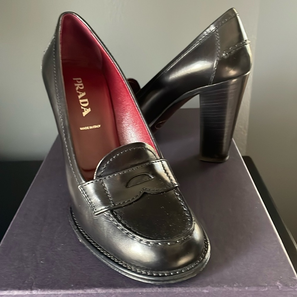 Prada Calzature Donna heeled penny loafers